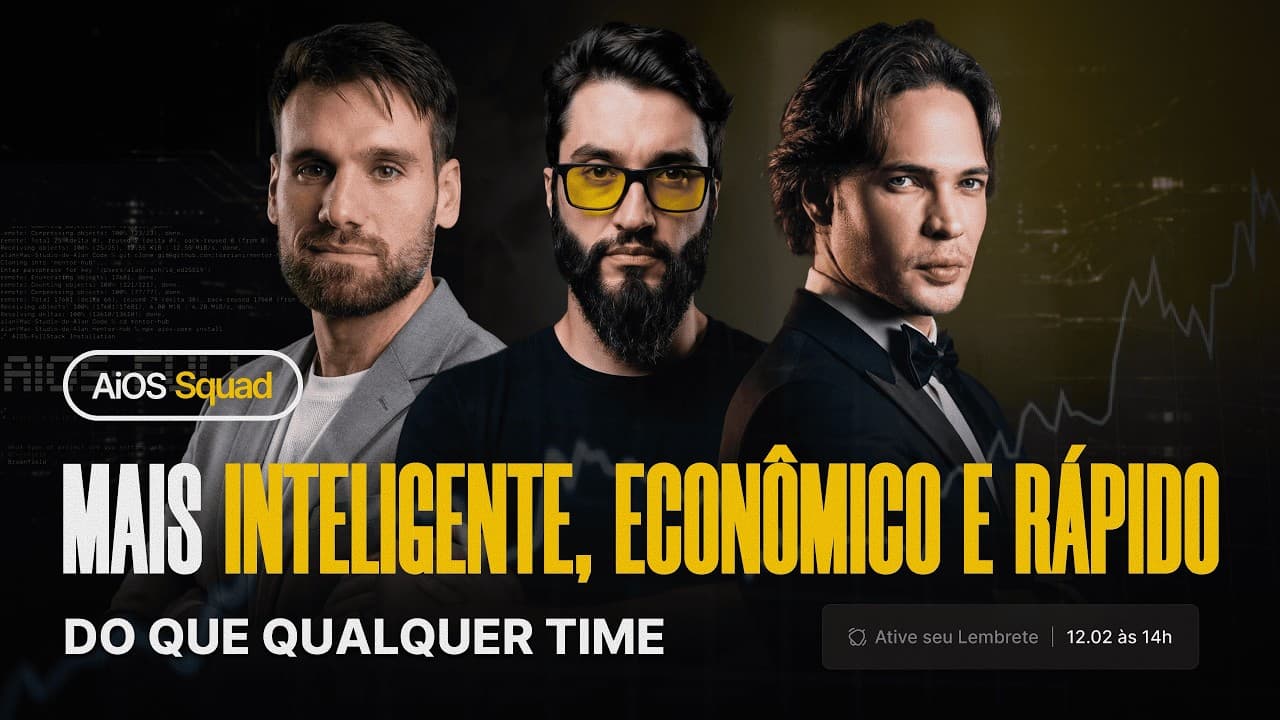AIOS Squad: MAIS INTELIGENTE, ECONÔMICO e RÁPIDO do que Qualquer Time